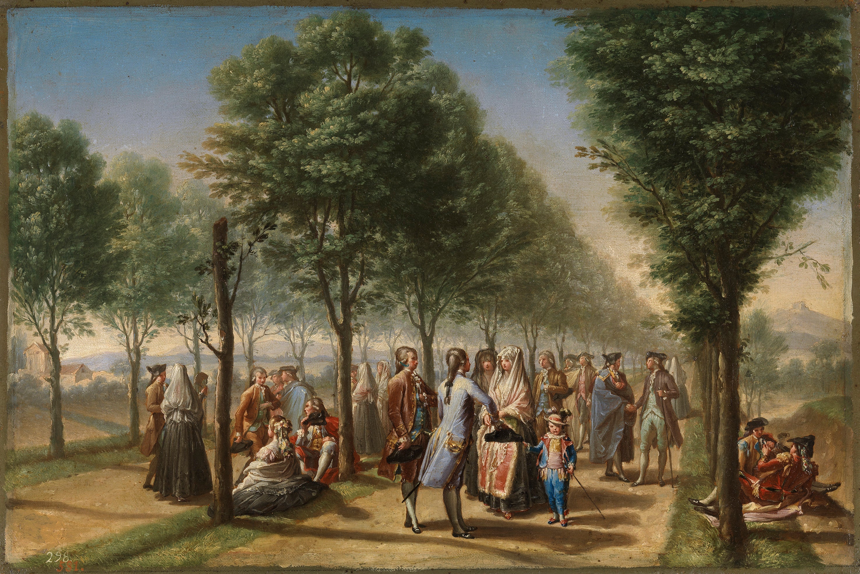 Le Paseo de las Delicias - Francisco Bayeu - Alpha Reproduction