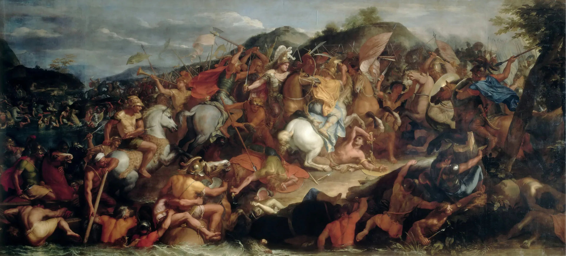 Le Passage du Granique - Charles Le Brun image 1 reproduction de peinture à l’huile