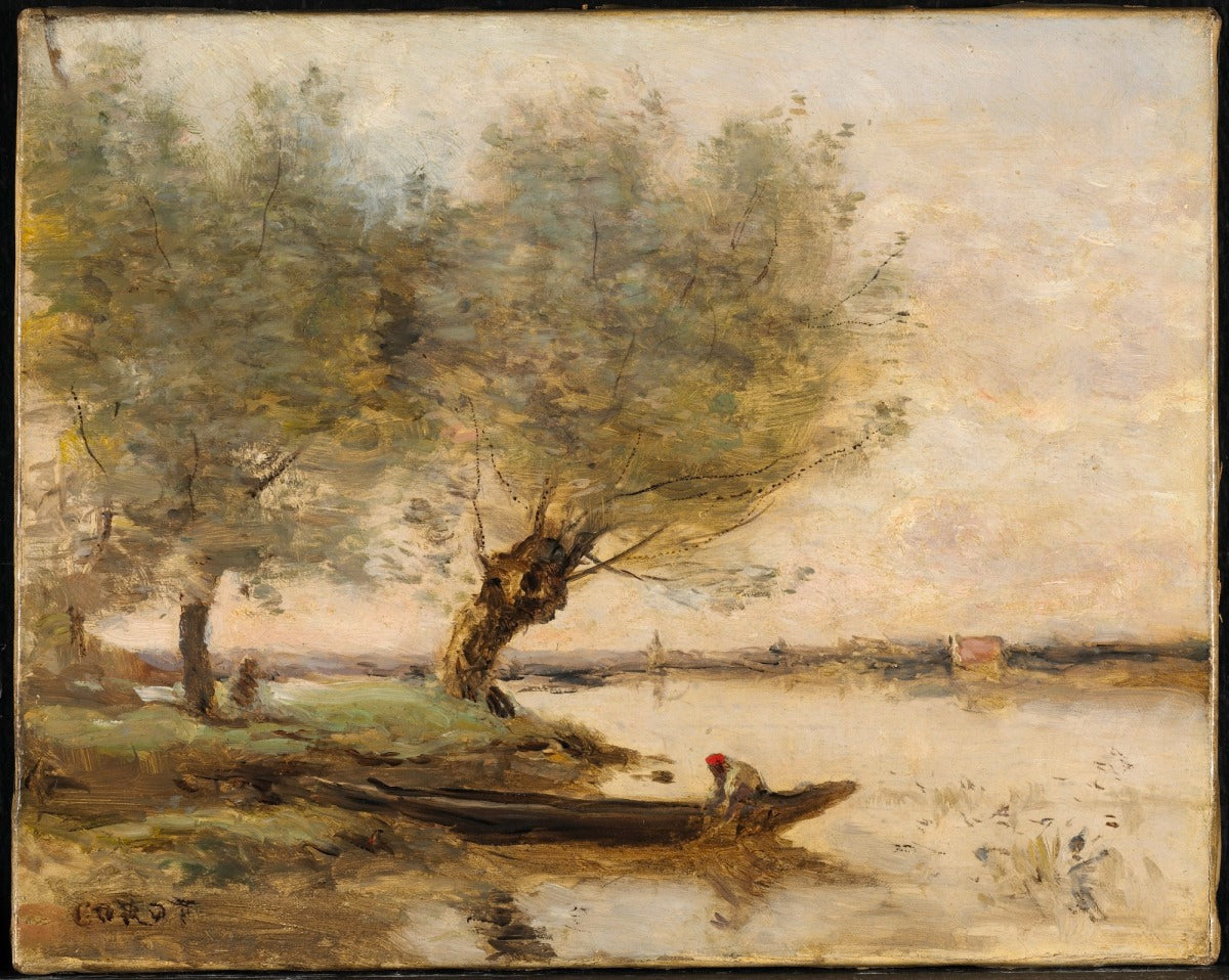 Le pêcheur - Jean-Baptiste Camille Corot - Alpha Reproduction