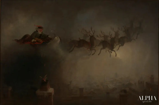 Le Père Noël - William Holbrook Beard - Reproductions de tableaux et peintures haut de gamme