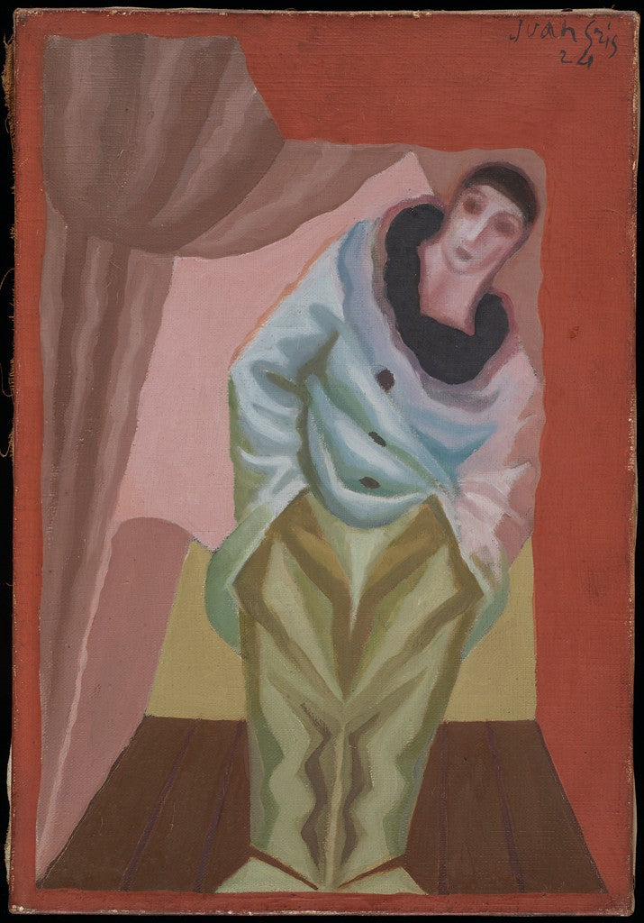 Le Pierrot au Rideau - Juan Gris - Alpha Reproduction