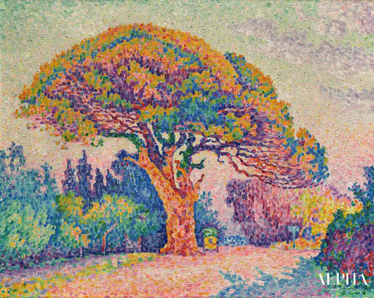 Le Pin de Bertaud - Paul Signac - Reproductions de tableaux et peintures haut de gamme