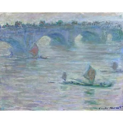 Le pont de Waterloo - Claude Monet image 1 copie de tableau peinte à la main