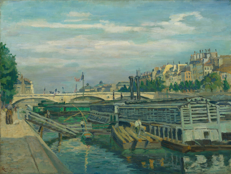 Мост Луи-Филиппа в Париже - Арман Гийом