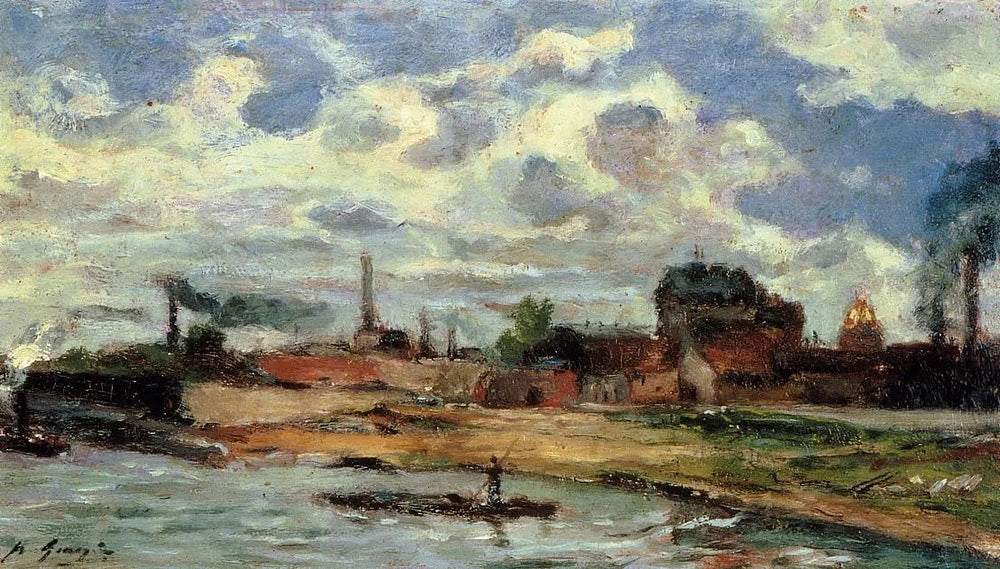 Le Port de Javel I - Paul Gauguin image 1 reproduction réalisée par Alpha Reproduction