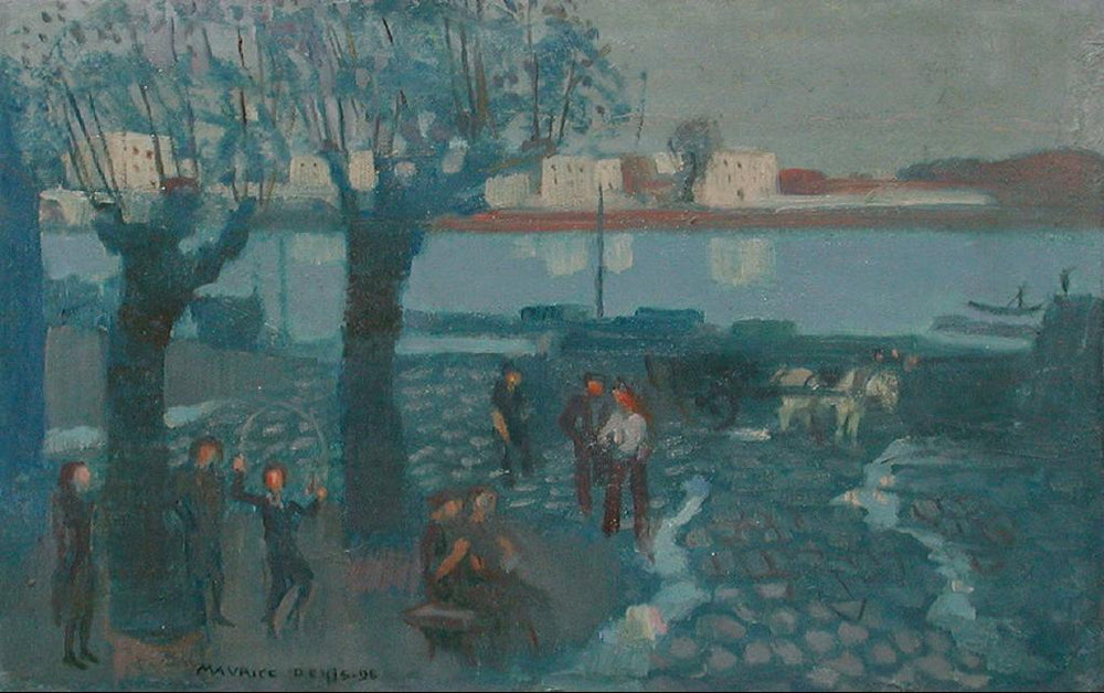 Le Port du Pecq - Maurice Denis image 1 reproduction artisanale de tableau