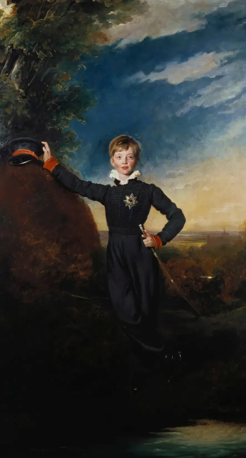 Принц Джордж Кембриджский (1819-1878), позже Георг V Ганноверский, когда он еще был ребенком - Томас Лоуренс