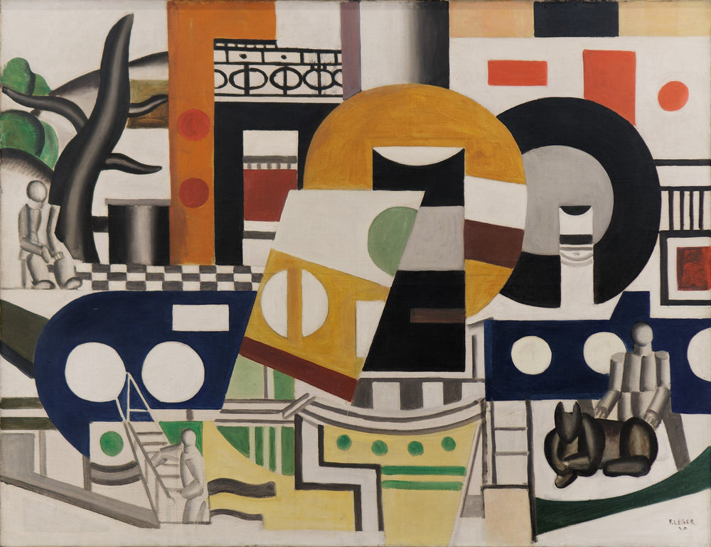 Le Remorqueur - Fernand Léger image 1 reproduction d’œuvre d’art à l’huile