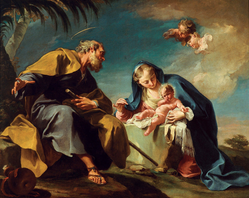 Отдых во время бегства в Египет - Джованни Баттиста Питтони