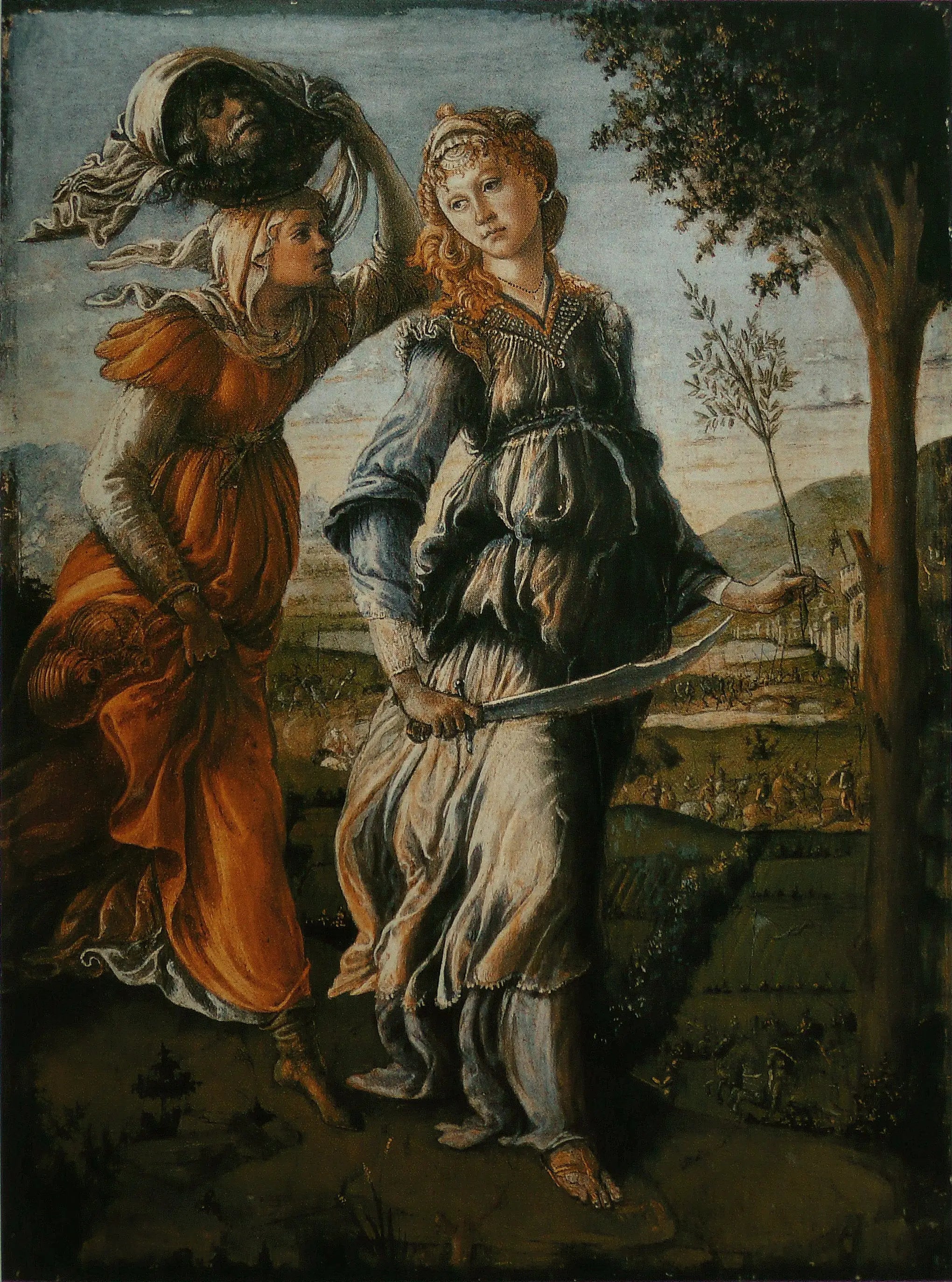 Le Retour de Judith à Béthulie - Sandro Botticelli image 1 copie peinte à la main à l’huile