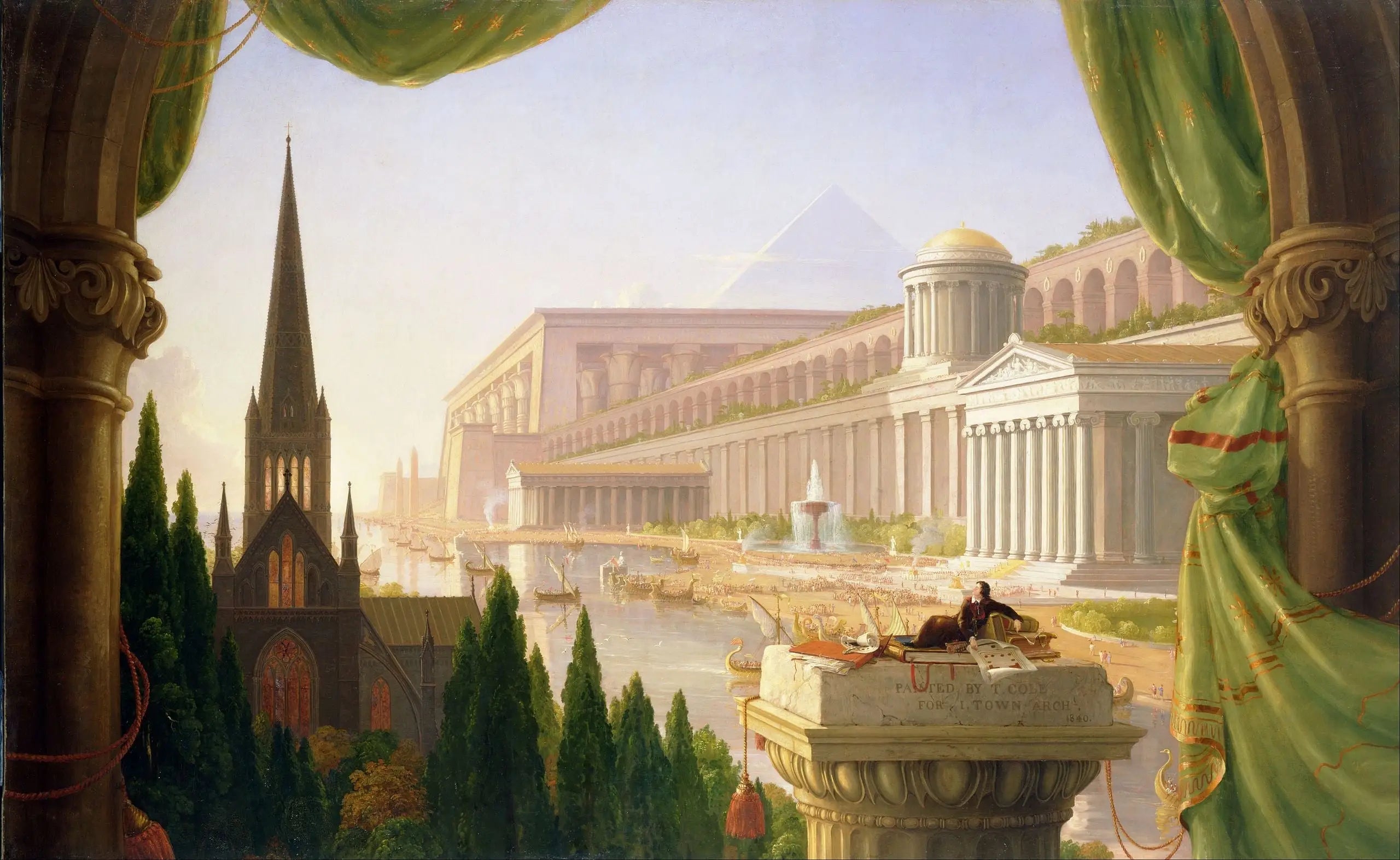 Le Rêve de l’architecte - Thomas Cole - Alpha Reproduction