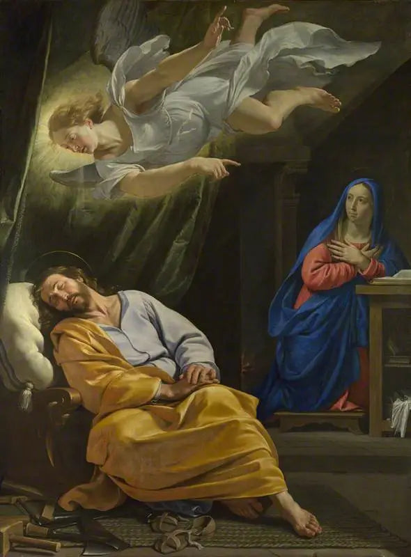Le rêve de saint Joseph - Philippe de Champaigne - Alpha Reproduction