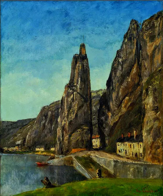 Скала у Байара, в Динанте - Гюстав Курбе
