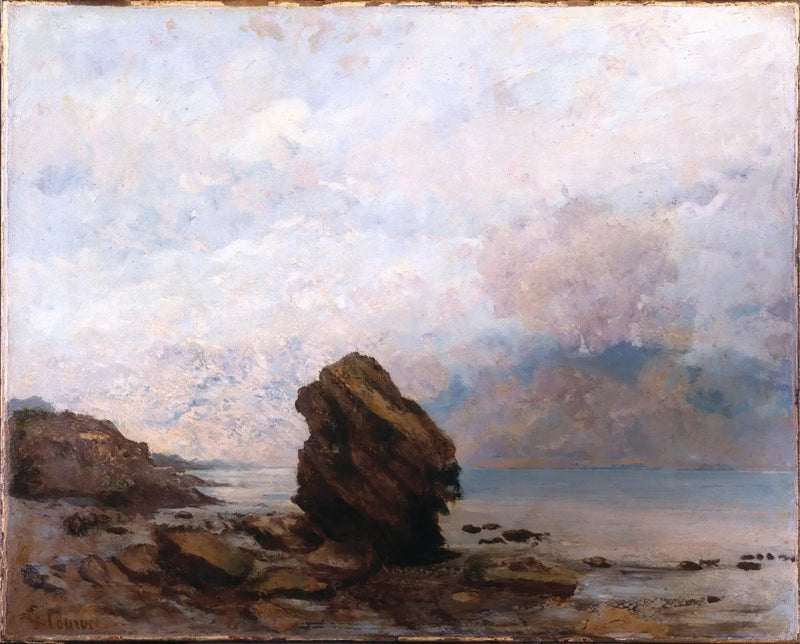 Одинокий утёс - Гюстав Курбе