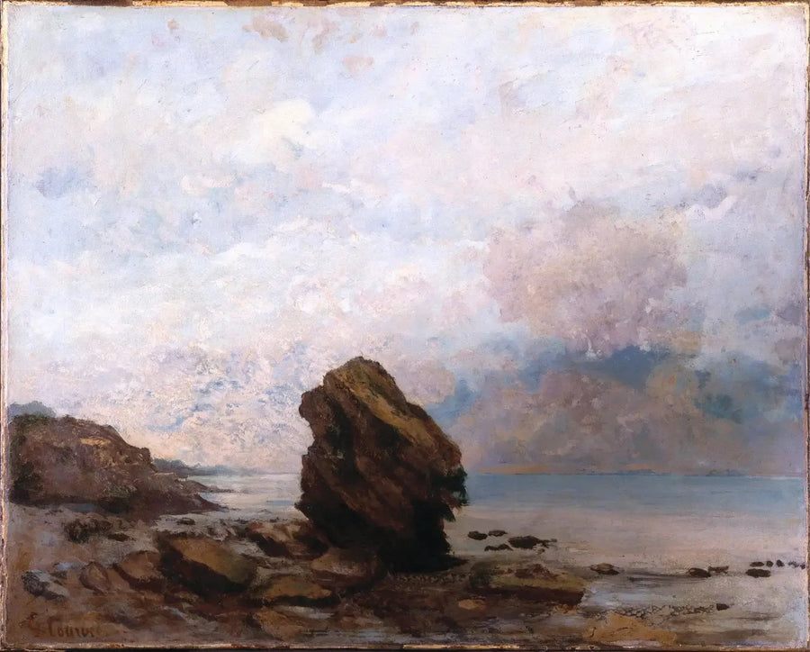Одинокий утёс - Гюстав Курбе