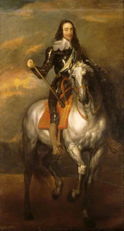 Король Карл I (1600-1649) на коне - Антуан ван Дейк