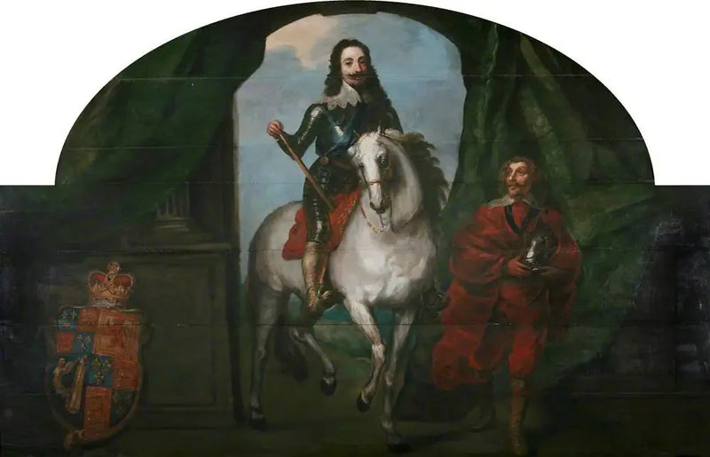 Король Карл I (1600-1649) и его оруженосец М. де Сен-Антуан, рыцарь Эперньон - Антуан ван Дейк