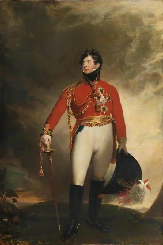 Le roi George IV (1762-1830) en tant que prince régent - Thomas Lawrence image 1 tableau peint à l’huile sur toile