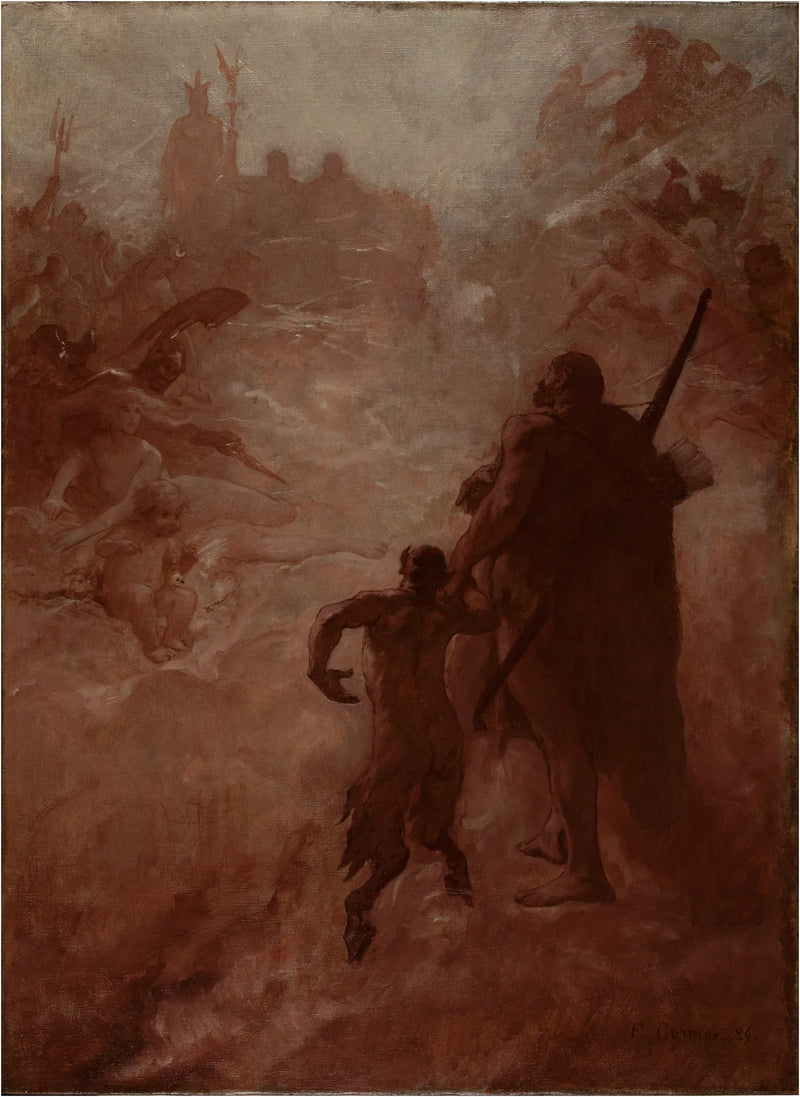 Le Satyre - Fernand Cormon