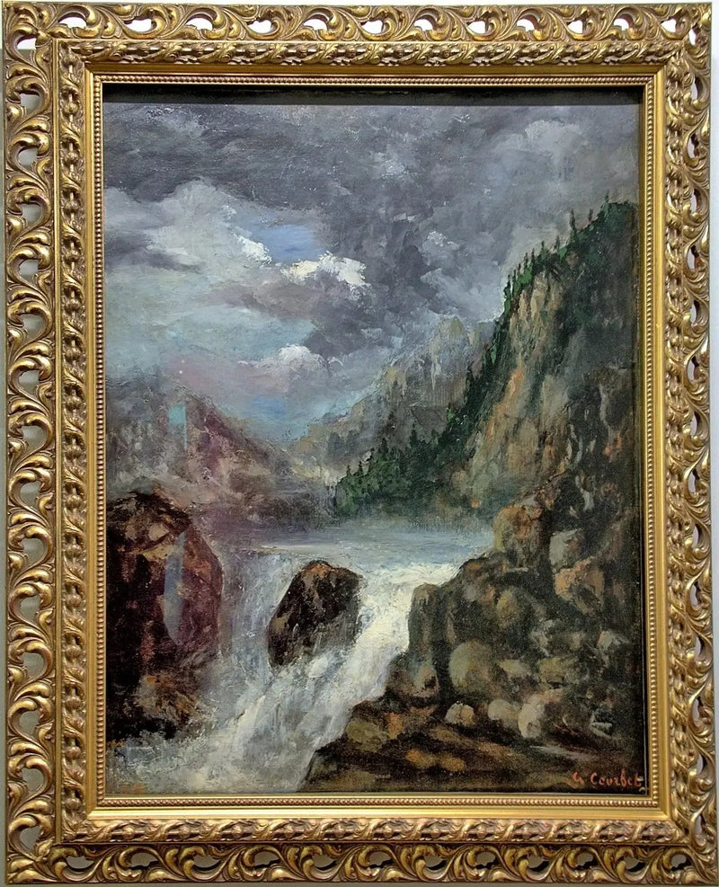 Прыжок Дю Буа - Гюстав Курбе