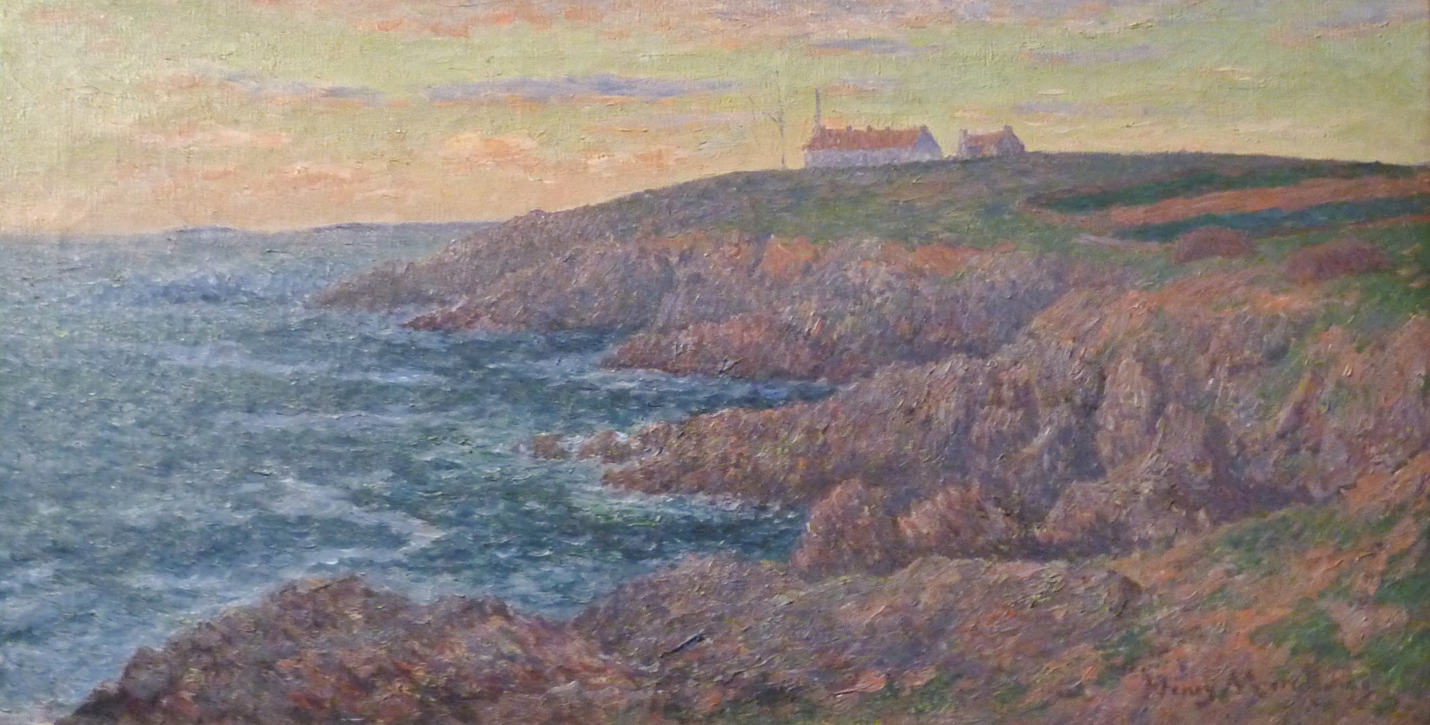 Le sémaphore de Begar Mor - Henry Moret - Alpha Reproduction