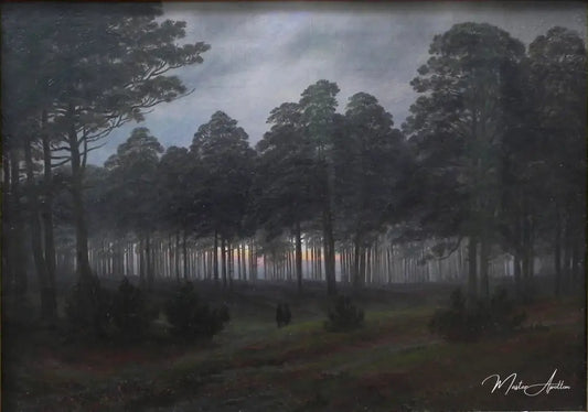 Le soir - Caspar David Friedrich - Reproductions de tableaux et peintures haut de gamme