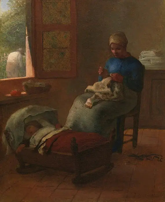 Le sommeil du bébé - Jean-François Millet - Alpha Reproduction