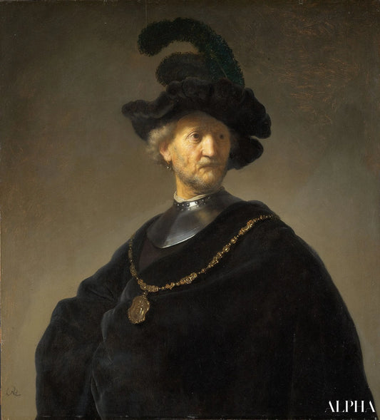 Le Vieil Homme à la chaîne d'or - Rembrandt van Rijn - Reproductions de tableaux et peintures haut de gamme