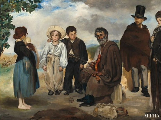 Le Vieux Musicien - Edouard Manet - Reproductions de tableaux et peintures haut de gamme