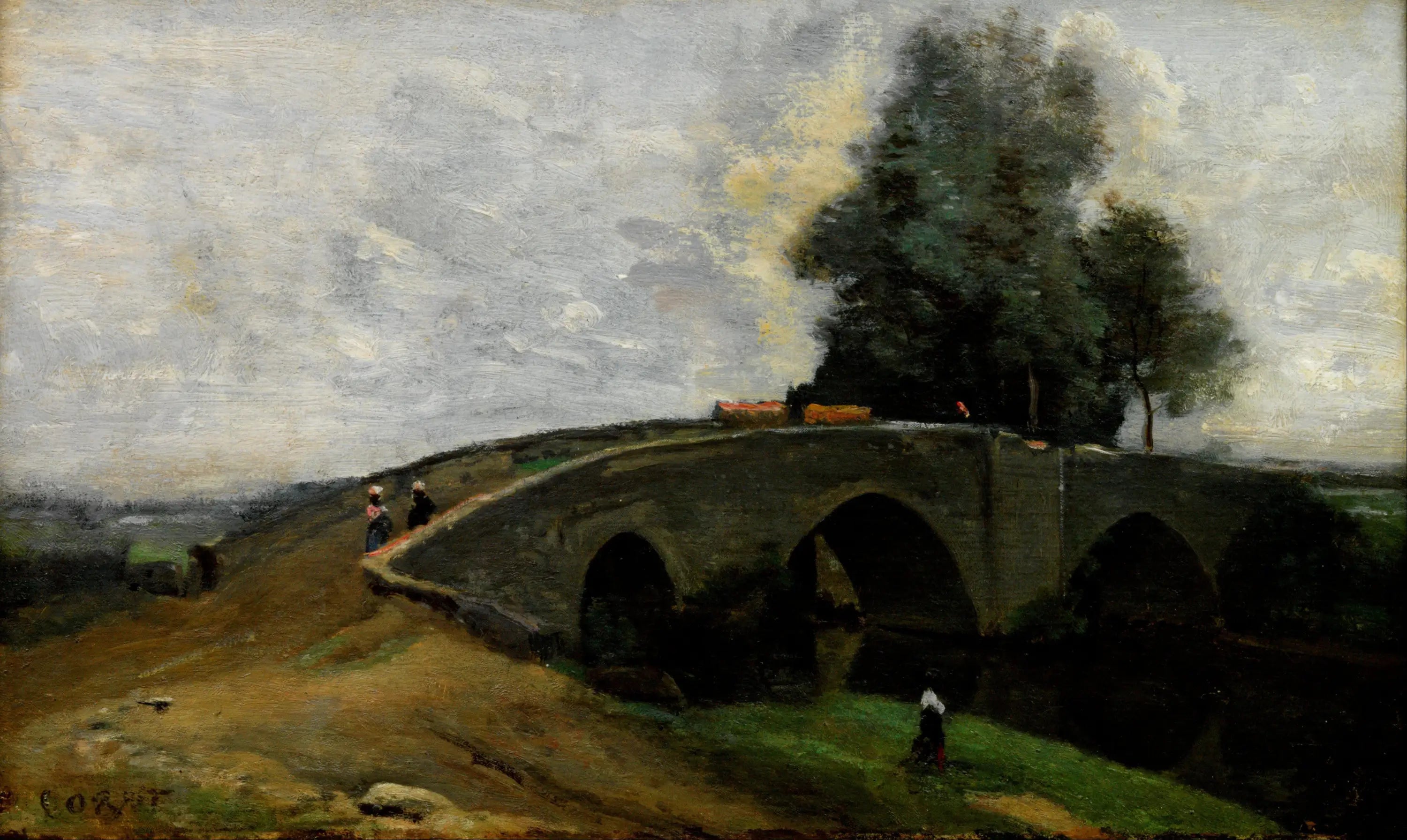 Le Vieux Pont - Jean-Baptiste Camille Corot - Alpha Reproduction