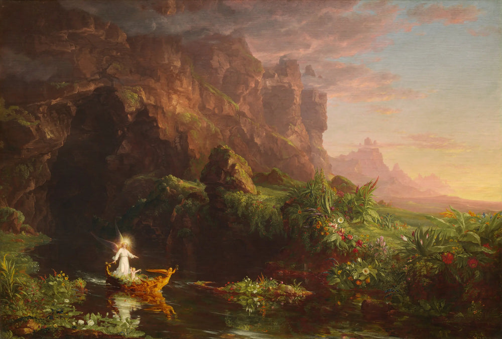 Le Voyage de la vie: enfance - Thomas Cole - Alpha Reproduction