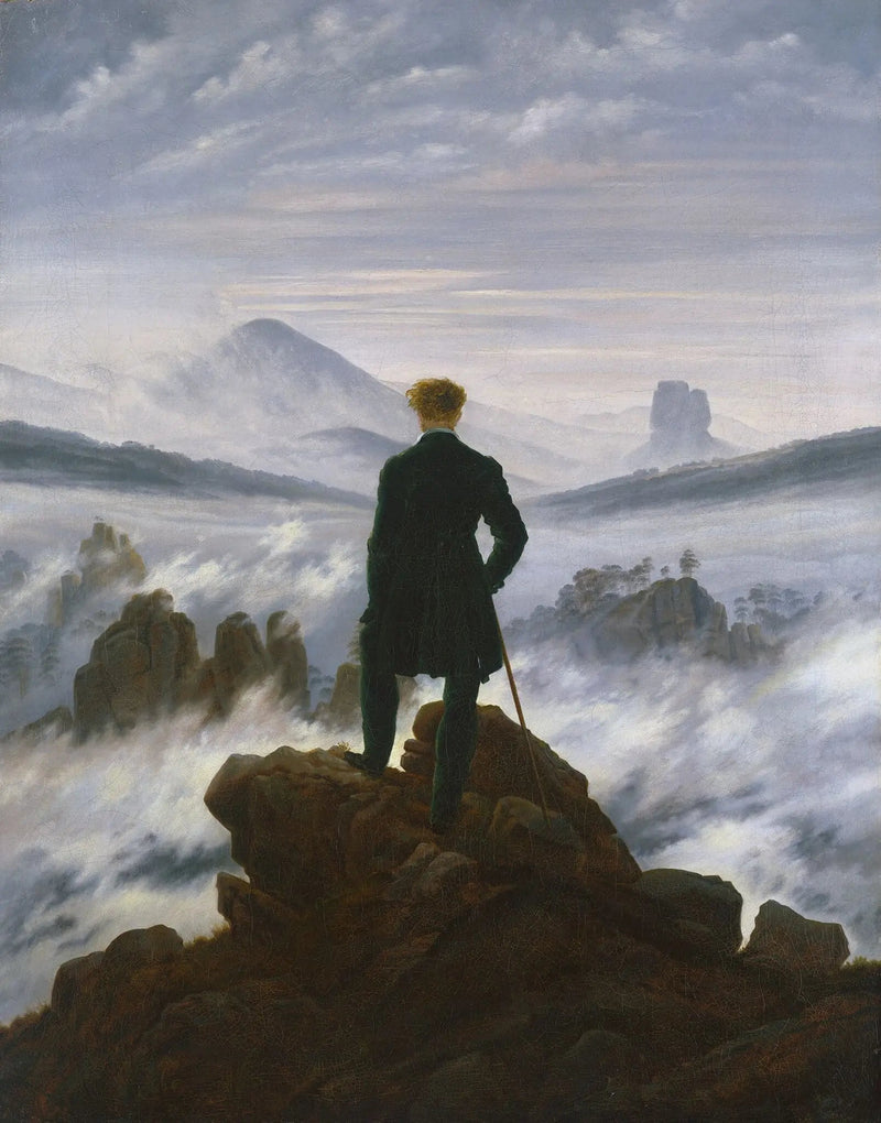Путешественник, созерцающий море облаков - Каспар Давид Фридрих