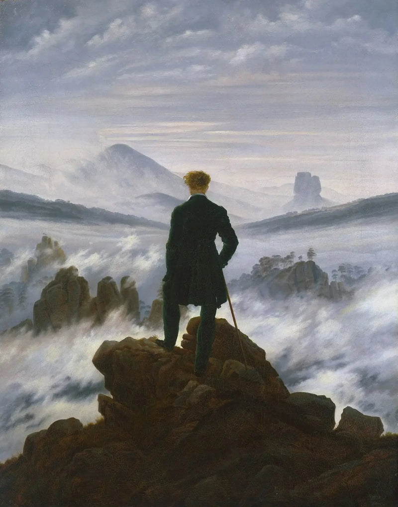 Путешественник, созерцающий море облаков - Каспар Давид Фридрих
