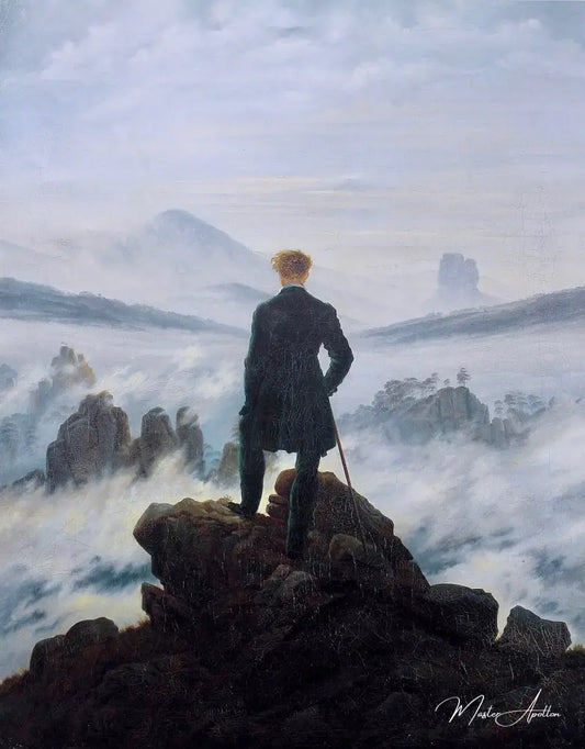 Le Voyageur contemplant une mer de nuages - Caspar David Friedrich - Reproductions de tableaux et peintures haut de gamme