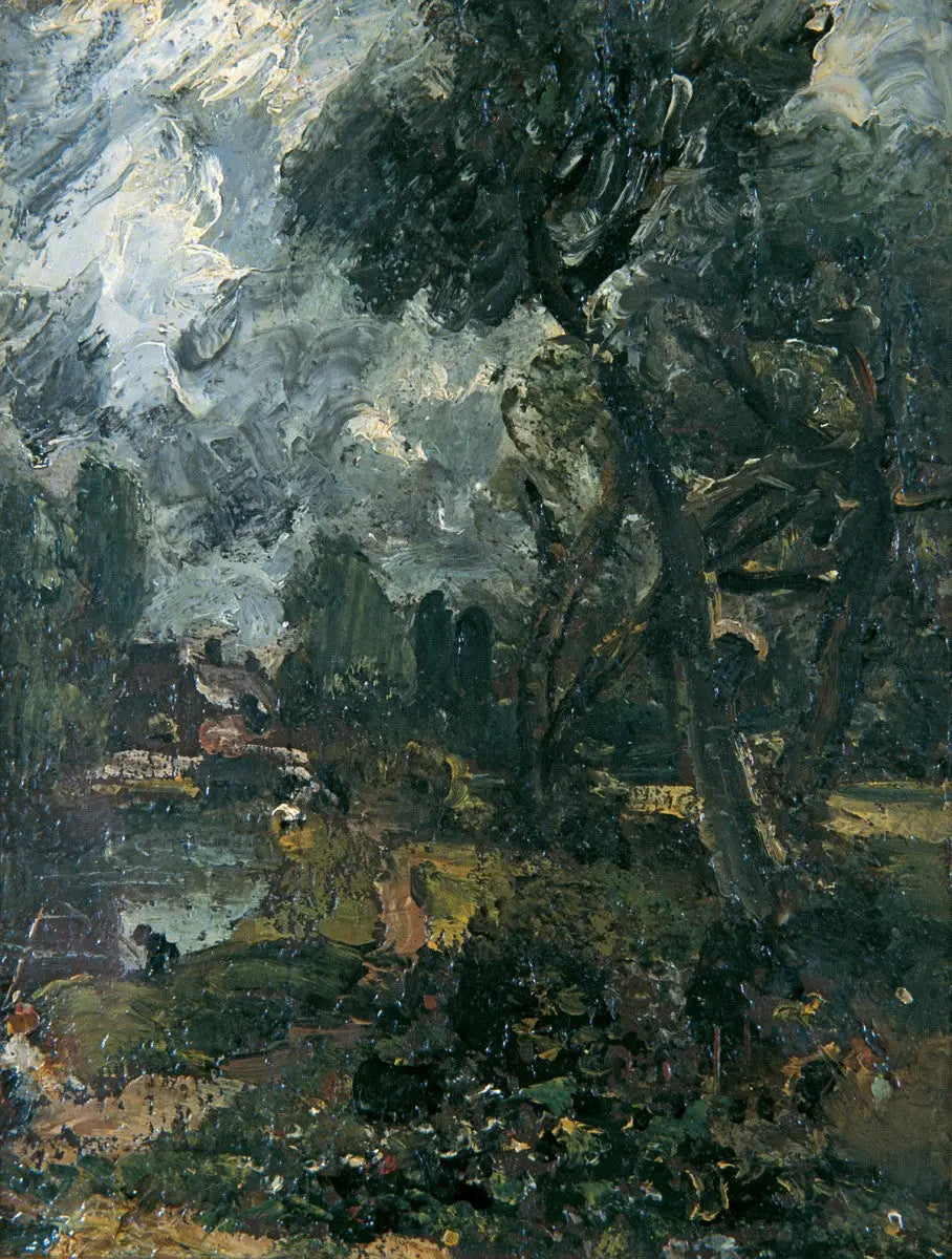 L’écluse de Flatford depuis le pont - John Constable - Alpha Reproduction