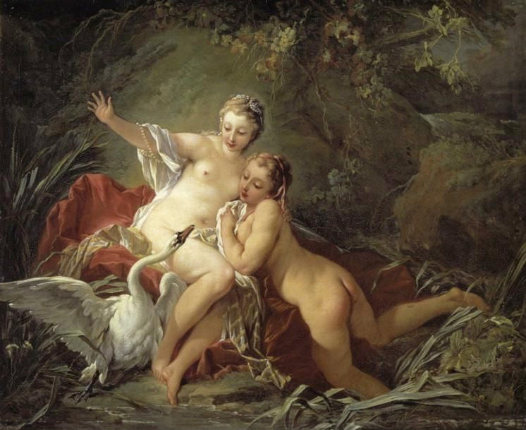Léda et le Cygne - François Boucher - Alpha Reproduction