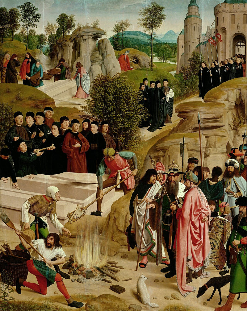 Легенда реликвий святого Иоанна Крестителя - Geertgen tot Sint Jans