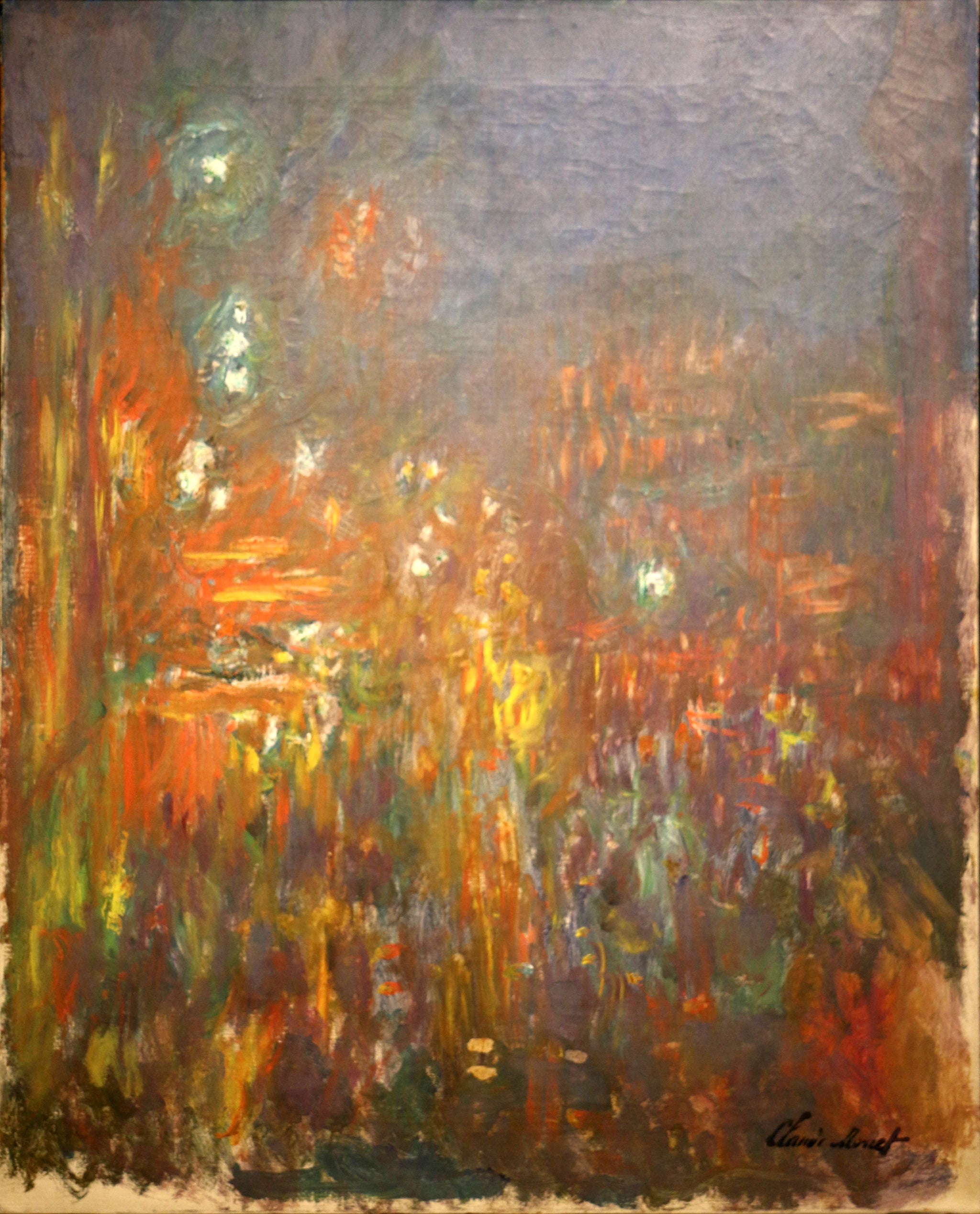 Leicester Square, la nuit de Claude Monet, 1901 – Fondation Planque FJSP-998-116, Wildenstein 1615