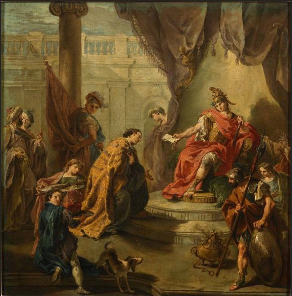 L’empereur Flavius Honorius élit Constance III fils co-gouverneur - Giovanni Battista Pittoni - Alpha Reproduction
