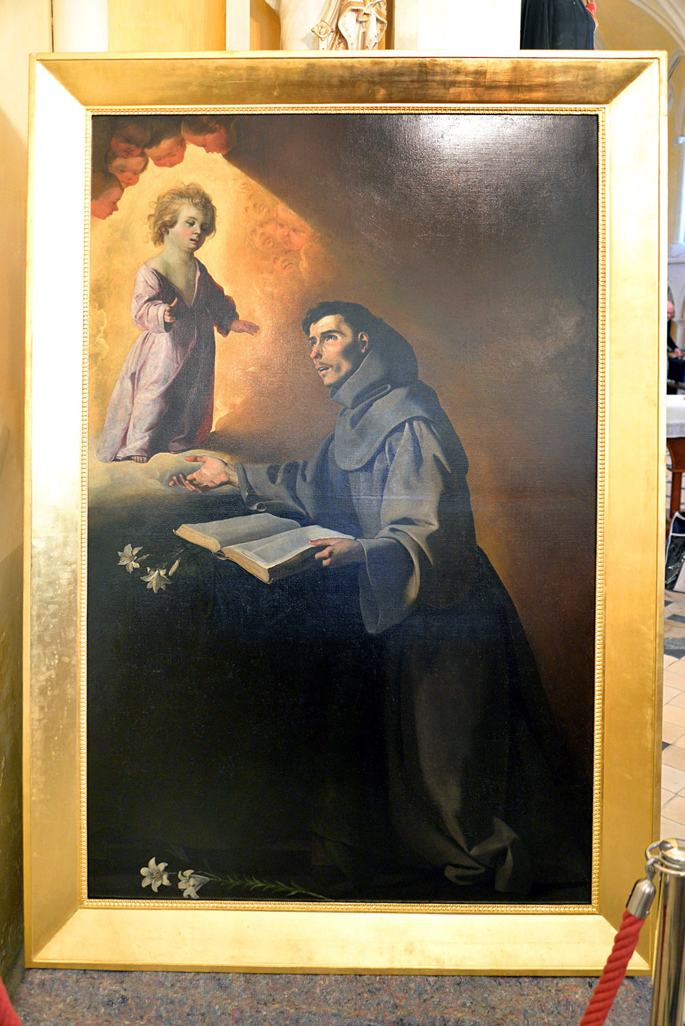 l’Enfant Jésus apparaissant à saint Antoine de Padoue - Francisco de Zurbarán - Alpha Reproduction