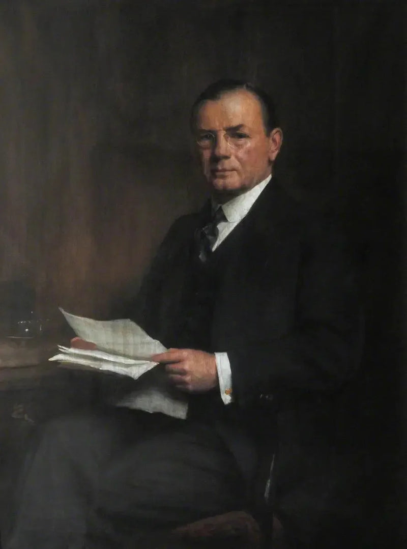Леопольд Чарльз Морис Стеннет Амери (1873–1955), CH, участник выставки (1892), почётный член (1946), государственный секретарь по Индии (1940–1945) - Люк Филдс