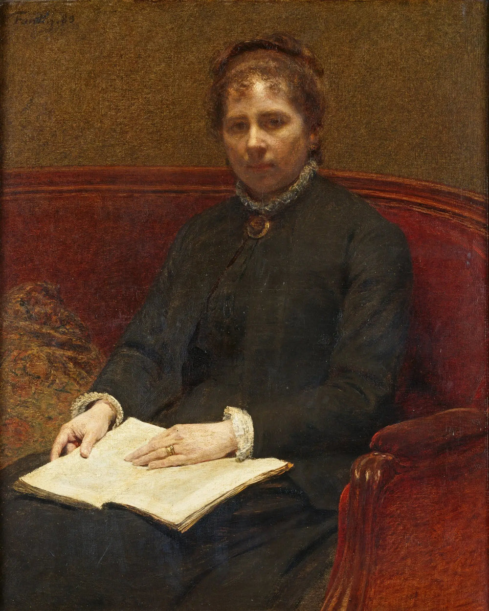 L’épouse de l’artiste - Henri Fantin-Latour - Alpha Reproduction