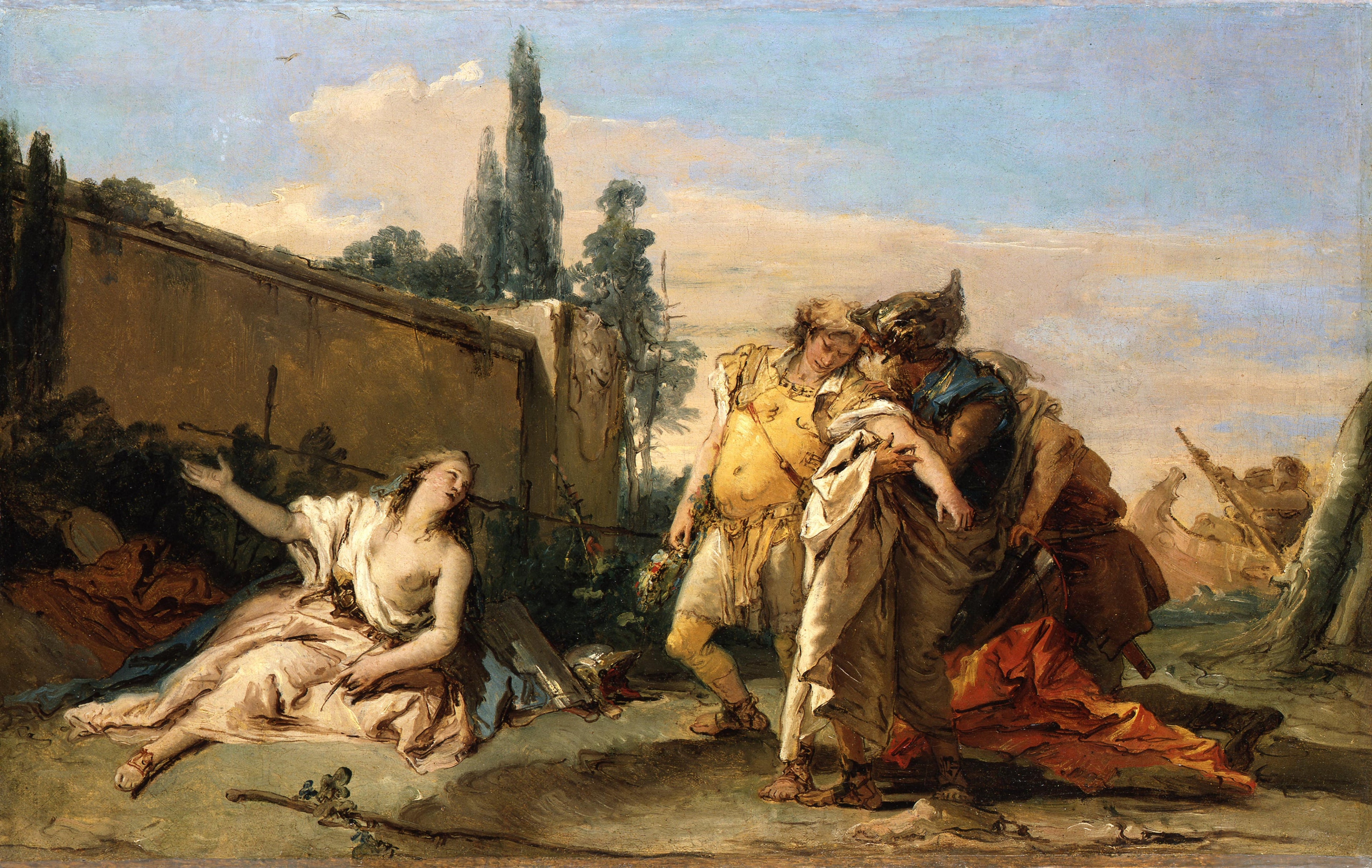 Les adieux de Rinaldo à Armida - Giovanni Battista Tiepolo - Alpha Reproduction