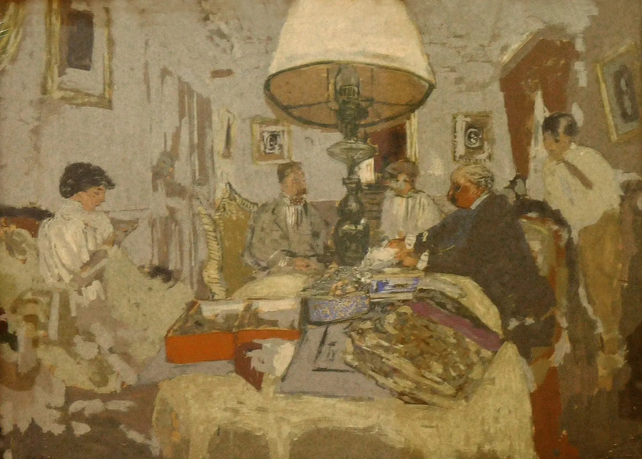 Друзья за столом, Сен-Жакю - Эдуард Вюйар