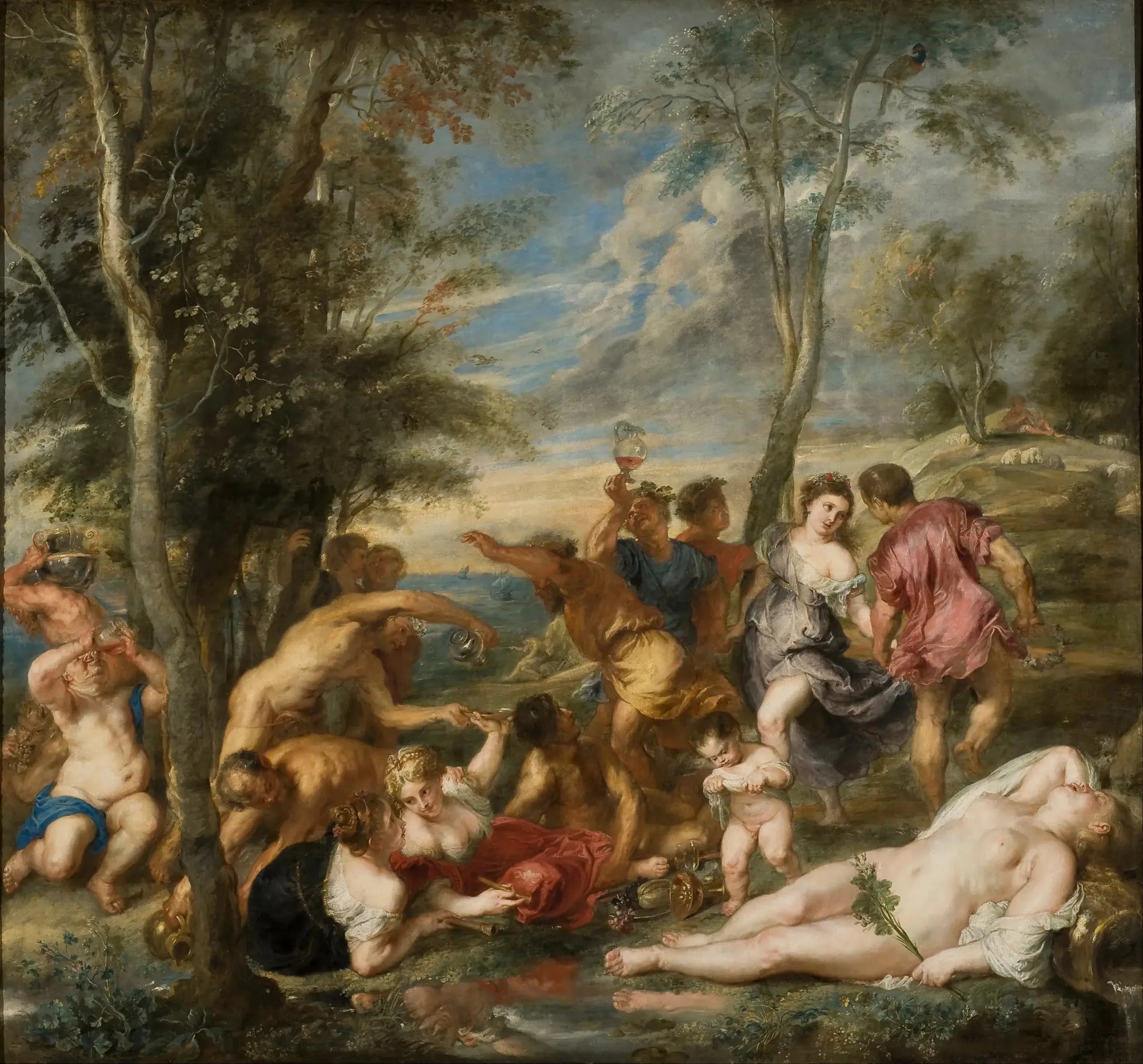 Les Andriens - Peter Paul Rubens image 1 reproduction artisanale de tableau