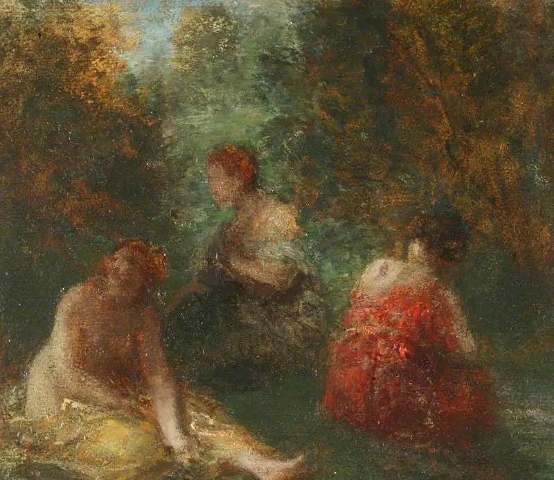 Девушки-купальщицы - Анри Фантен-Латур