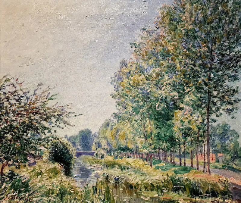 Берега Орванна. Утренний эффект - Альфред Сислей