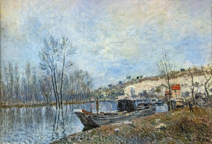 Берега Луа в сторону Море - Альфред Сислей