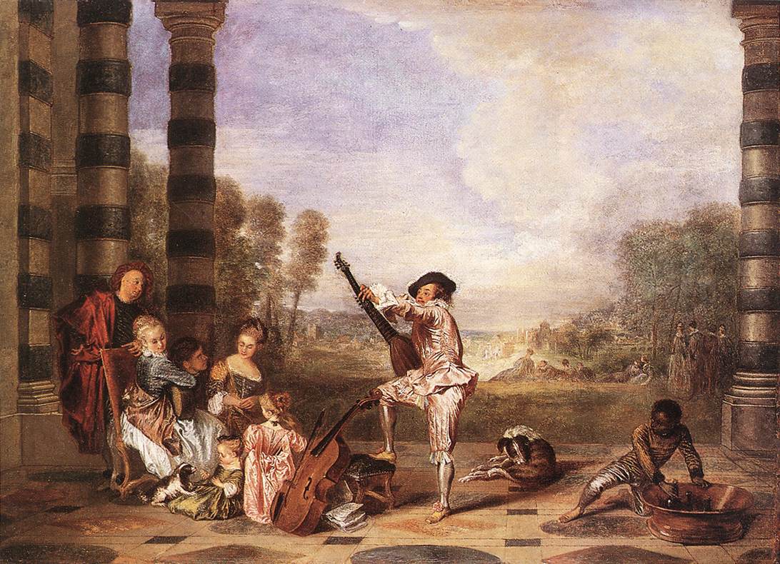 Les charmes de la vie - Antoine Watteau - Alpha Reproduction