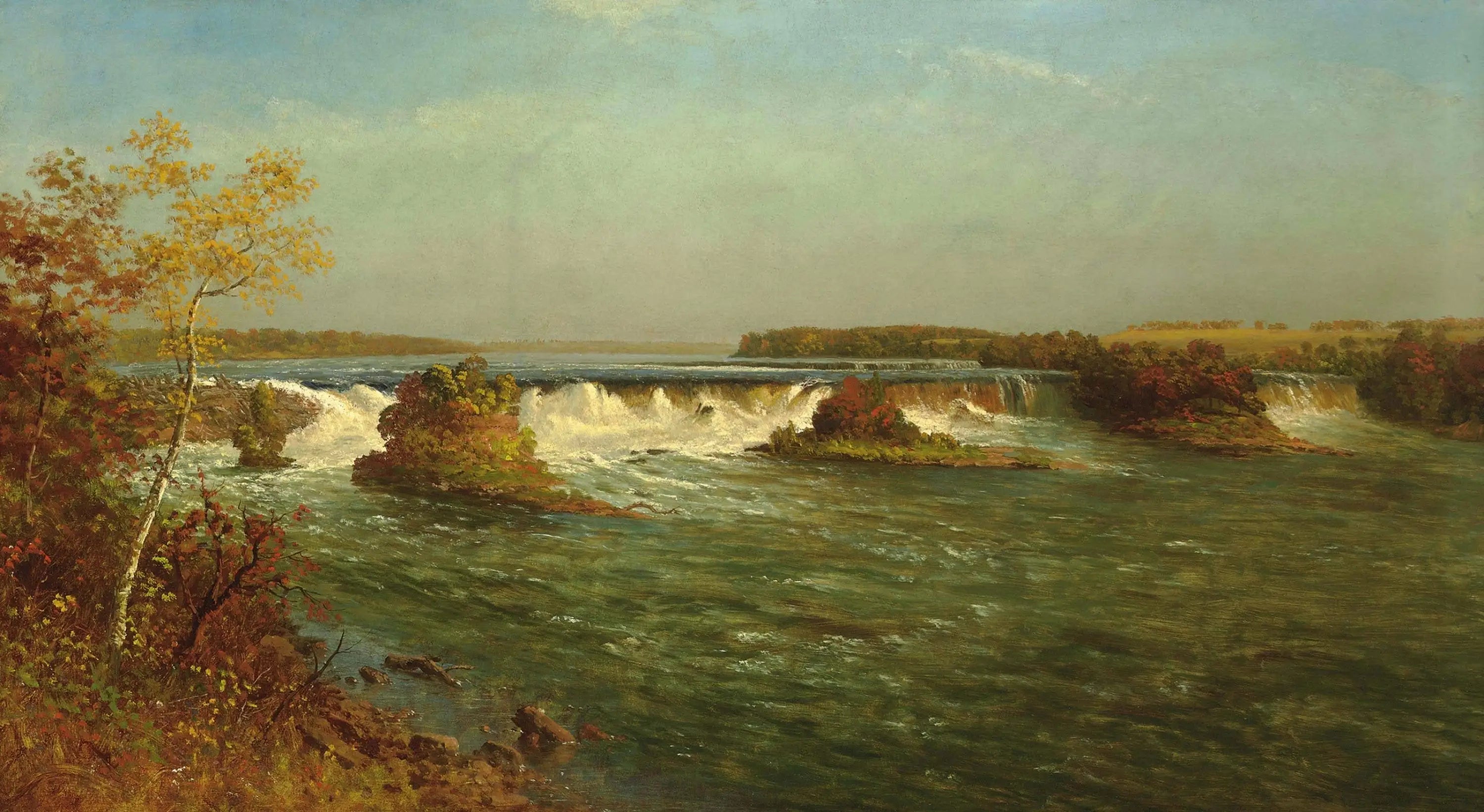 Les chutes de Saint-Antoine - Albert Bierstadt - Alpha Reproduction